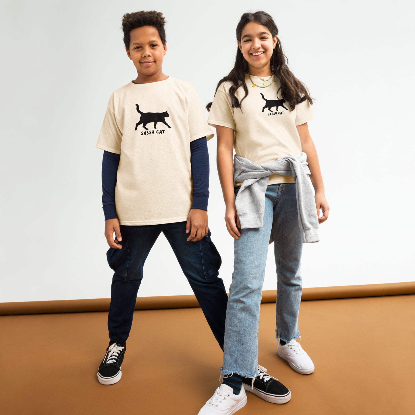 Sassy cat - Youth classic tee